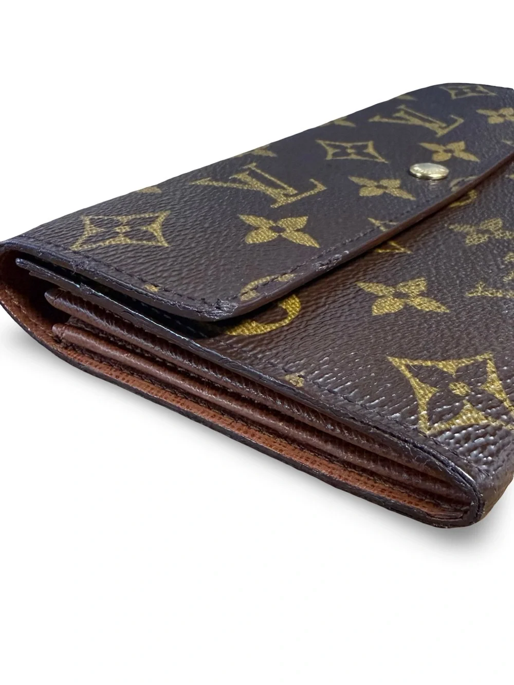 Louis Vuitton Vintage Monogram Sarah Wallet on Chain (WOC) Set + Dust Bag